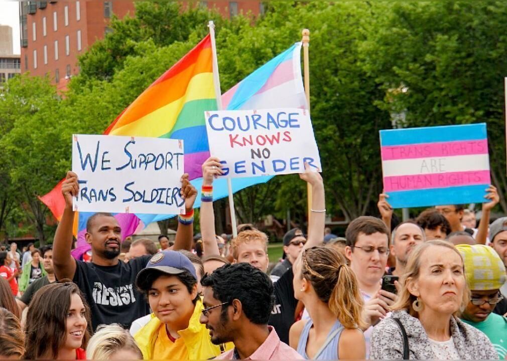2017: Transgender ban in the military